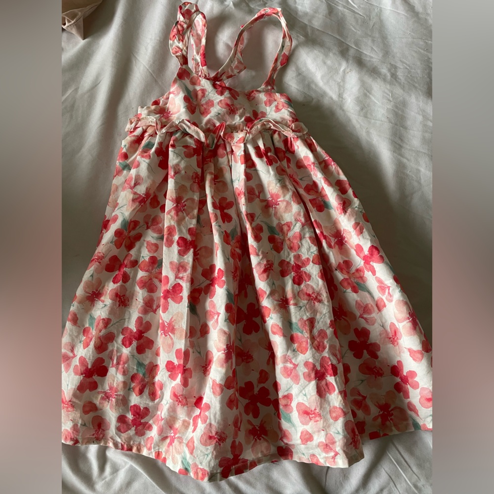 Red and White Spaghetti Strap Sundress